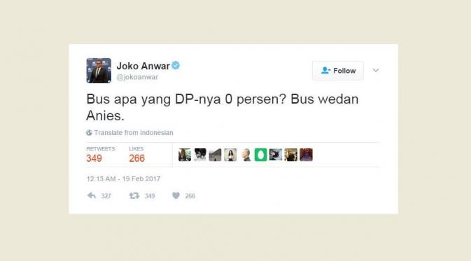 Ciutan kontroversial Joko Anwar. [foto: twitter/jokoanwar]