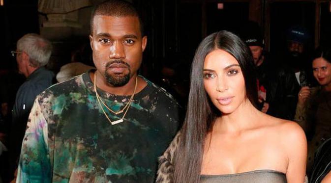 Kim Kardashian dan Kanye West (Independent)