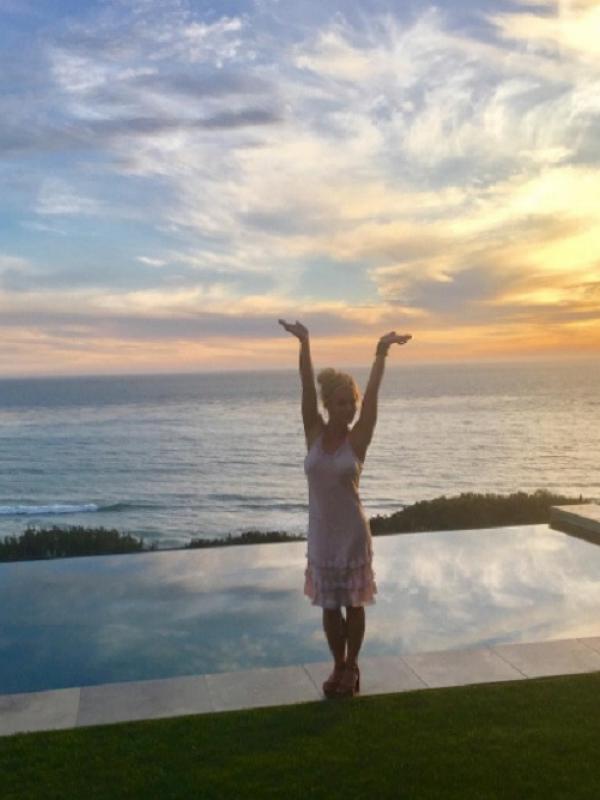 Britney Spears berlibur di villa mewah di Malibu. (Instagram/britneyspears)