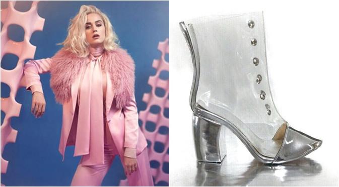 Sepatu keren yang dipakai Katy Perry di MV Chained To The Rhtyhm ternyata dirancang desainer asal Indonesia.