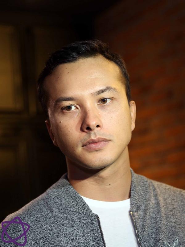 Nicholas Saputra di screening film Interchange. (Nurwahyunan/Bintang.com)