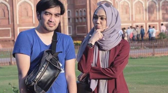 Rina Nose dan Ridwan Feberani Anwar [foto: instagram/ridwanfanwar]