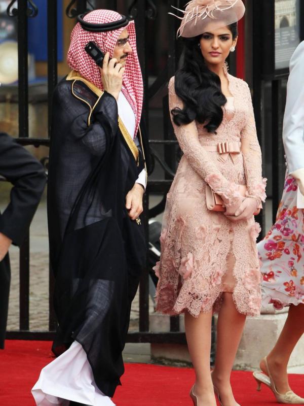 Putri Ameera Al Taweel saat hadir di pernikahan Pangeran William dan Kate Middleton 