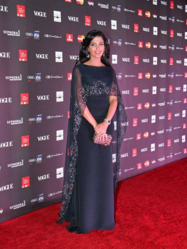 Putri Ameera Al Taweel dalam acara Vogue Fashion Dubai 