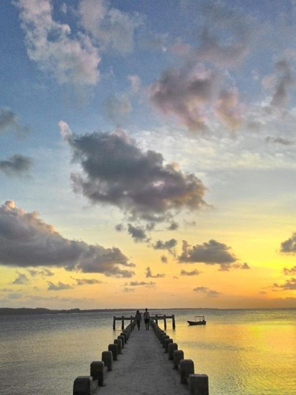 Pantai Pulau Hoga, Wakatobi, Sulawesi Tenggara. (alonrider/Instagram)