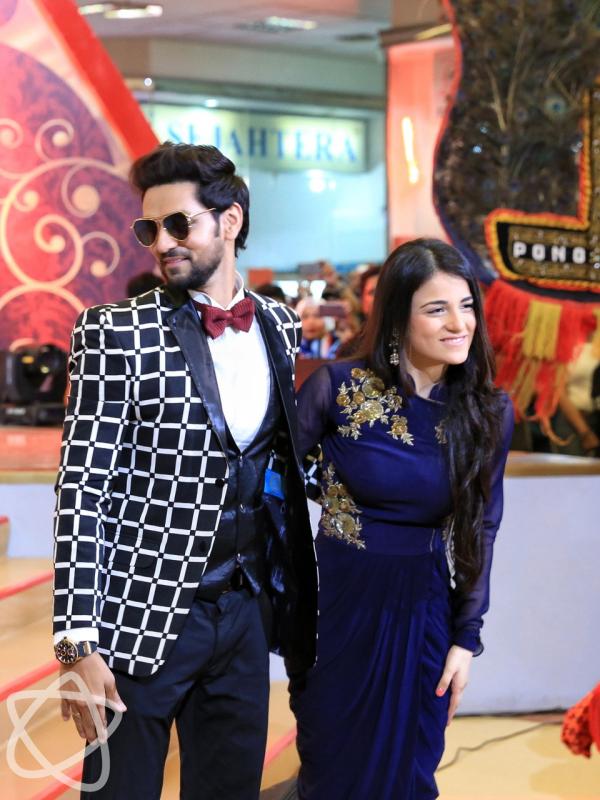 Pemain serial Ranveer dan Ishani, Shakti Arora dan Radhika Madan berkunjung ke Indonesia. (Adrian Putra/Bintang.com)