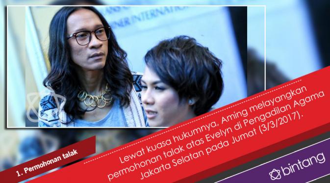 Sederet Fakta Perseteruan Aming dan Evelyn. (Foto: Adrian Putra, Desain: Nurman Abdul Hakim/Bintang.com)