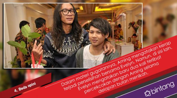 Sederet Fakta Perseteruan Aming dan Evelyn. (Foto: Nurwahyunan, Desain: Nurman Abdul Hakim/Bintang.com)