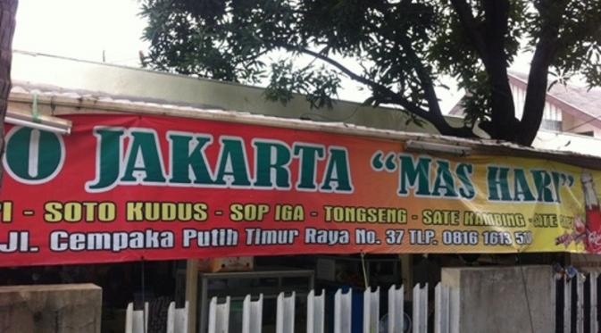 Soto Jakarta Mas Hari. foto: infomakan.com