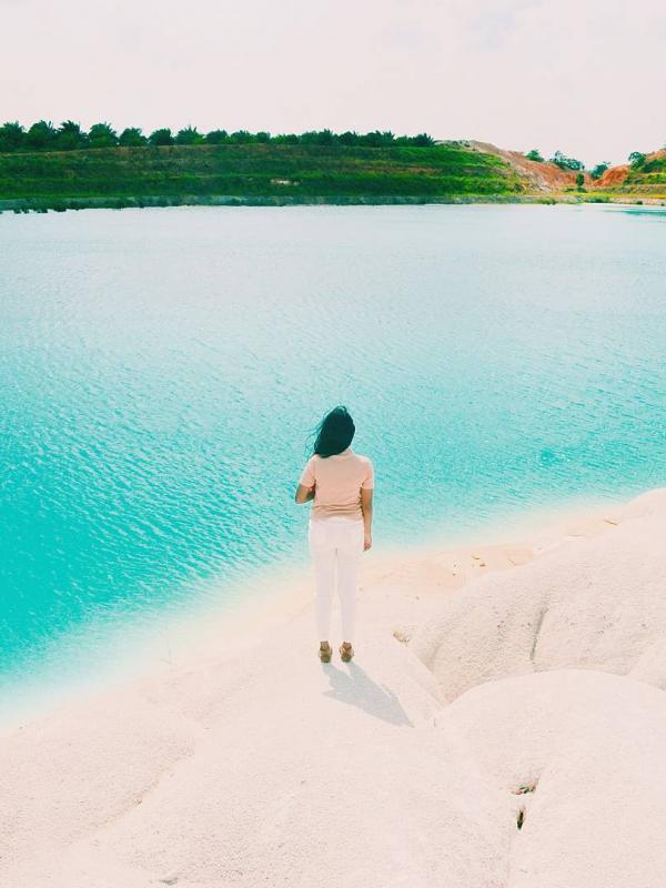 Danau Biru, Bintan, Kepulauan Riau. (aprizal__ijal/Instagram)