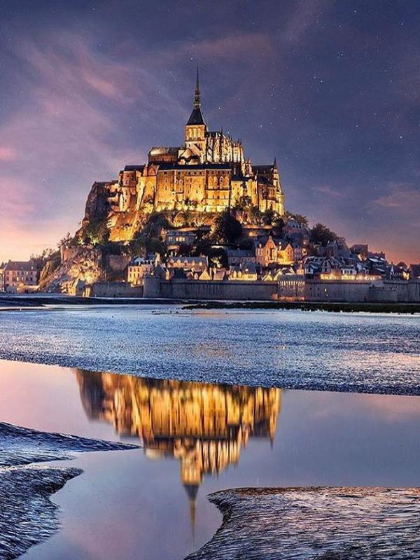 Mont Saint Michel, Perancis. (ilhan1077/Instagram)