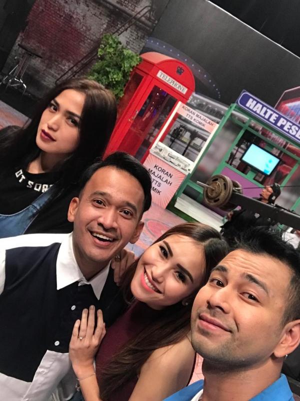 Raffi Ahmad, Jessica Iskandar, Ruben Onsu, dan Ayu Ting Ting (Instagram/@kuntoajie_)