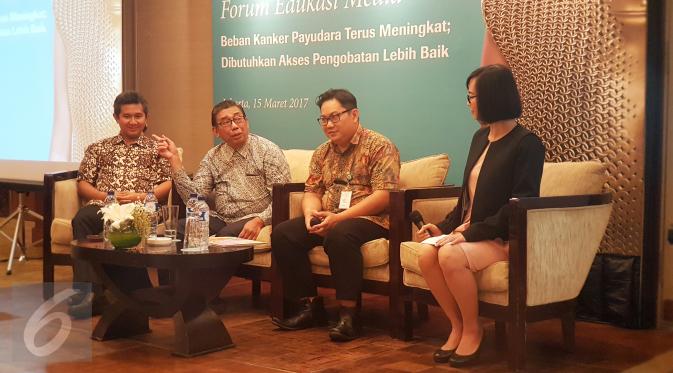 Di Forum Edukasi Media 'Beban Kanker Payudara Terus Meningkat: Dibutuhkan Akses Pengobatan Lebih Baik' di Kawasan Jakarta Pusat, Rabu (15/3/2017), Prof Arry Mengimbau Agar Kita Rajin Olahraga Guna Mencegah Terjadinya Kanker, Termasuk Kanker Payudara