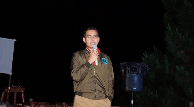 Adrie R Suhadi, Country Lead MBG Lenovo Indonesia di acara Media Camp Motorola Modsventure In A Snap di Lembang, Bandung, Rabu(15/3/2017). (Liputan6.com/Agustin Setyo Wardani)