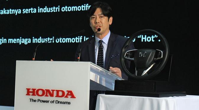 Takehiro Watanabe menjabat sebagai Presiden Direktur PT. Honda Prospect Motor. (Septian/Liputan6.com)