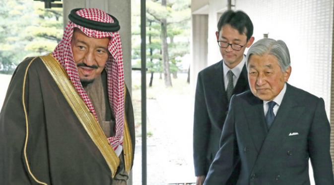 Rombongan Kerajaan Saudi akan tinggal di Istana Akasaka yang menjadi Wisma Tamu Negara. (Sumber Reuters)