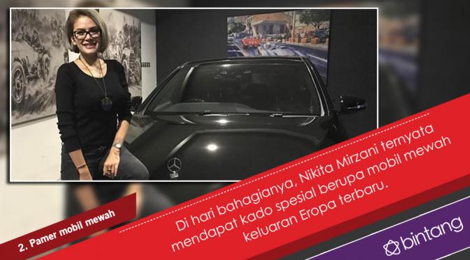 Nikita Mirzani Dan Sensasi Mobil Mewah Entertainment Fimela Com