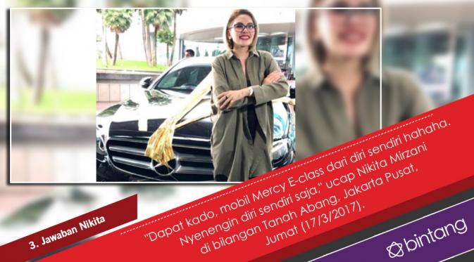 Nikita Mirzani dan Sensasi Mobil Mewah. (Foto: Instagram/@nikitamirzanimawardi_17, Desain: Nurman Abdul Hakim/Bintang.com)