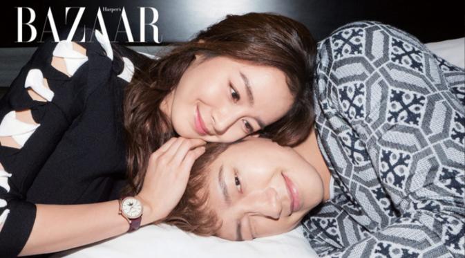 Rain dan Kim Tae Hee (Harper's Bazaar)