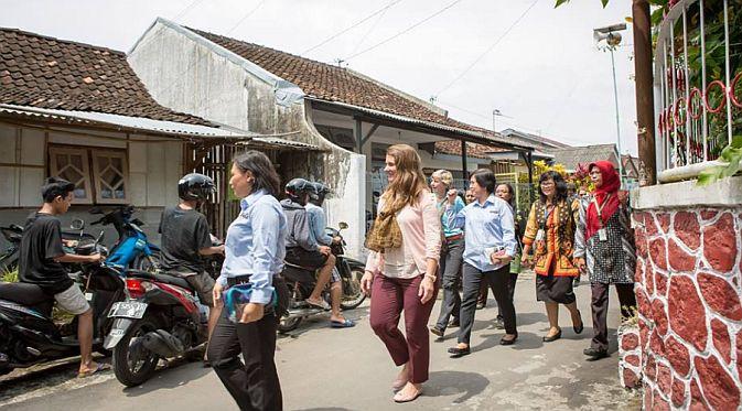 Melinda Gates tengah mengunjung Indonesia. Berdasarkan sejumlah posting-an di akun resmi Facebook miliknya, Melinda sedang berada di Yogyakarta (Foto: Melinda Gates)