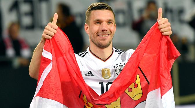 Lukas Podolski. (AP Photo/Martin Meissner)