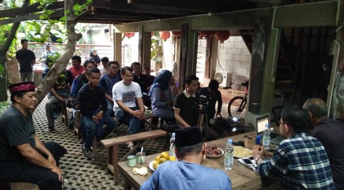 Diskusi soal Cagar Budaya dan Kampung yang Hilang di Komunitas Bambu, Depok, (19/3/2017)