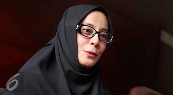 Istri Ustaz Ahmad Alhabsyi, Putri Aisah Aminah (Herman Zakharia/Liputan6.com)