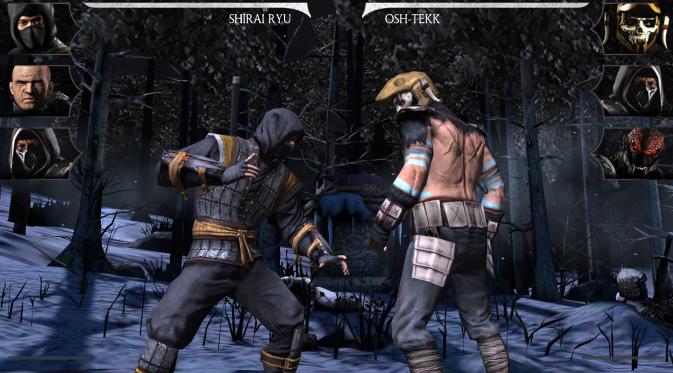 Bermain gim Mortal Kombat X di Moto M (Liputan6.com/ Agustin Setyo W)