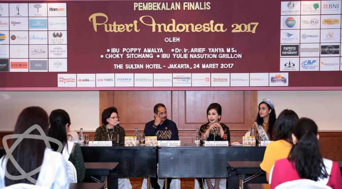 Pembekalan Puteri Indonesia 2017. (Deki Prayoga/Bintang.com)