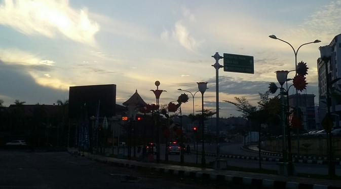 Kota Tanah Bertuah, julukan bagi Batam, semakin bergeliat dengan pembangunan infrastruktur. (Liputan6.com/Ajang Nurdin)