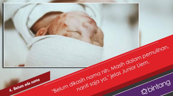 5 Fakta Kelahiran Anak Putri Titian dan Junior Liem. (Foto: Instagram.com/juniorliem, Desain: Nurman Abdul Hakim/Bintang.com)