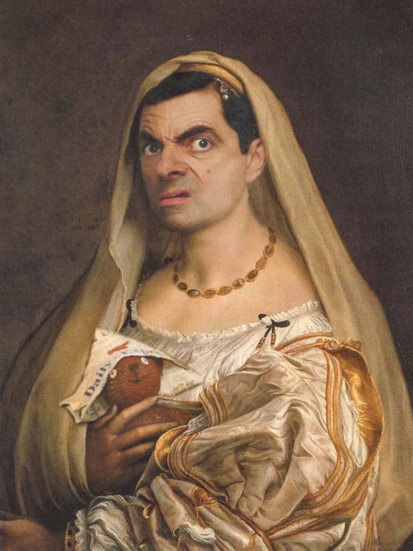 Meme Mr Bean di-Photoshop. (Via: boredpanda.com)