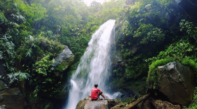 Curug Cihanjuang, Tasikmalaya, Jawa Barat. (lebah_jujur/Instagram)