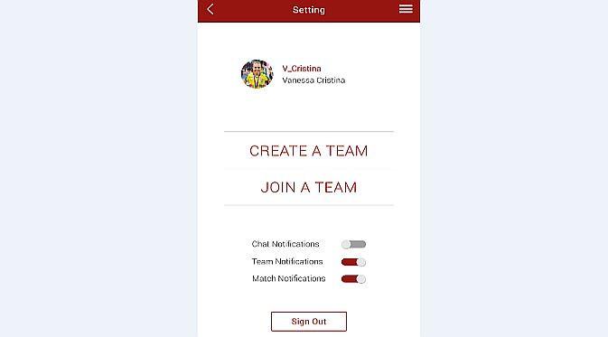 Tarkam Apps merupakan aplikasi berbasis olahraga untuk mempertemukan tim yang sedang mencari lawan sparing dengan tim lain (Foto: Tarkam Apps)