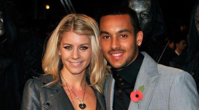Istri pemain Arsenal Theo Walcott, Melanie Slade. (dok. Express.co.uk)