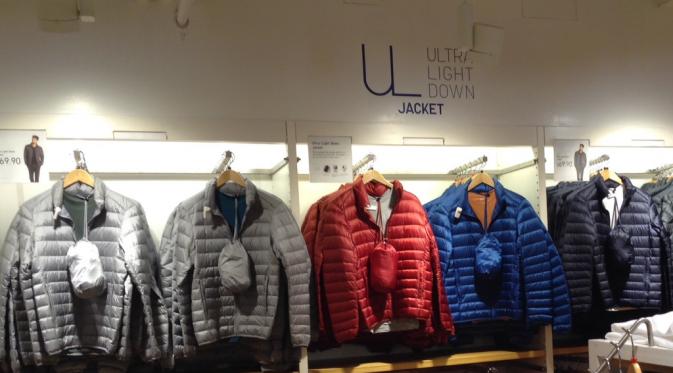 Ultra Light Down Jacket tersedia di dua Uniqlo Soho dan di Fifth Avenue, serta di seluruh cabang di negara lainnya (Foto: Telni Rusmitantri)