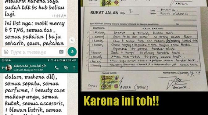 Bela Atalarik Syah, Attila Syah beberkan bukti bahwa Curahatan Tsania Marwa bohong (Instagram/attilarius)