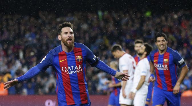 Messi Kirim pesan Whatsapp kepada penggawa Atletico (AFP)