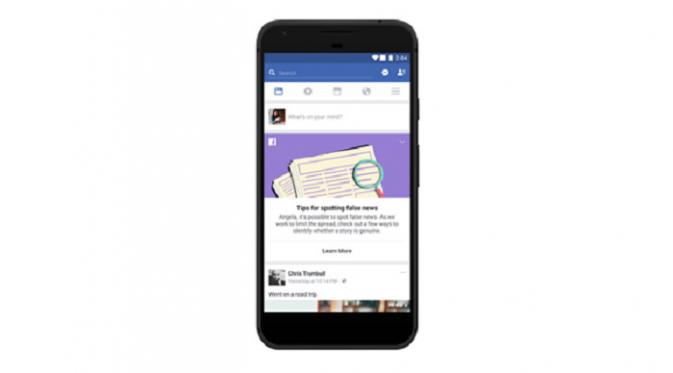 Facebook hadirkan perangkat untuk membantu pengguna mengatasi hoax (Sumber: Facebook)