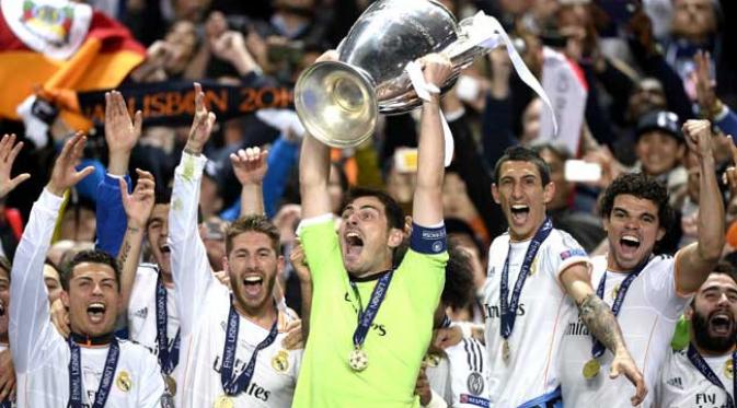 Real Madrid meraih gelar La Decima di Liga Champions dengan mengalahkan Atletico Madrid.