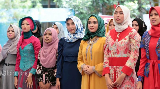 Audisi Puteri Muslimah Indonesia 2017. (Deki Prayoga/Bintang.com)