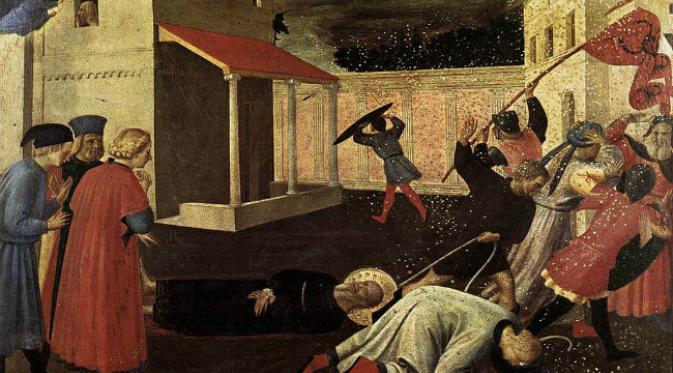 The Martyrdom of St. Mark karya Fra Angelico (1395-1455). (Sumber Web Gallery of Art/ranah publik)