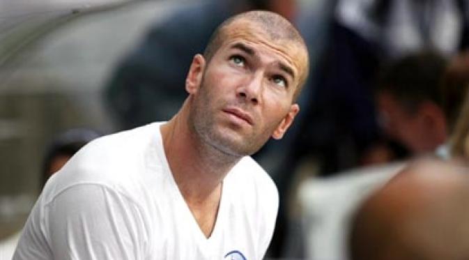 Legenda sepak bola Prancis Zinedine Zidane