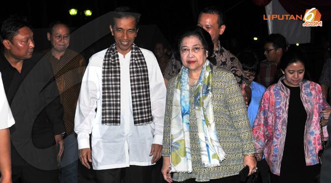 Presiden Joko Widodo dan Ketua Umum PDIP Megawati Soekarnoputri (Liputan6.com)