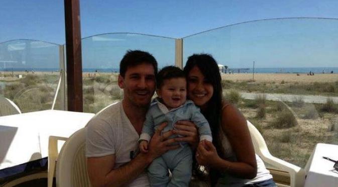 Messi, Thiago, dan Roccuzzo