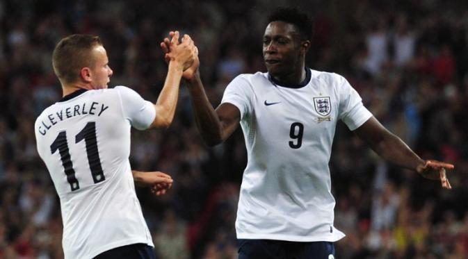 Tom Cleverley dan Danny Welbeck (AFP/Carl Court)