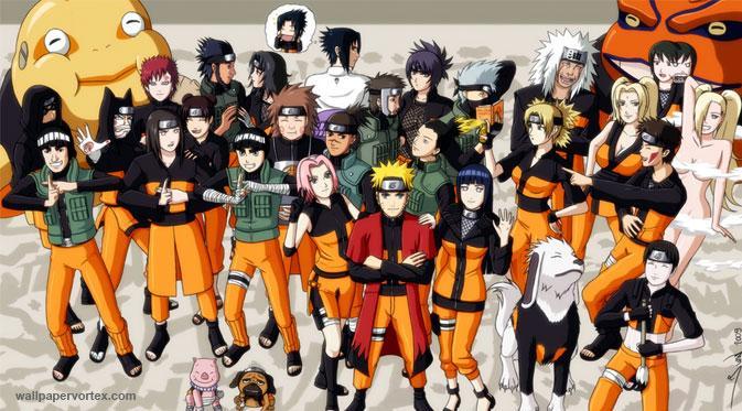 Manga dan Anime Naruto, karangan Masashi Kishimoto