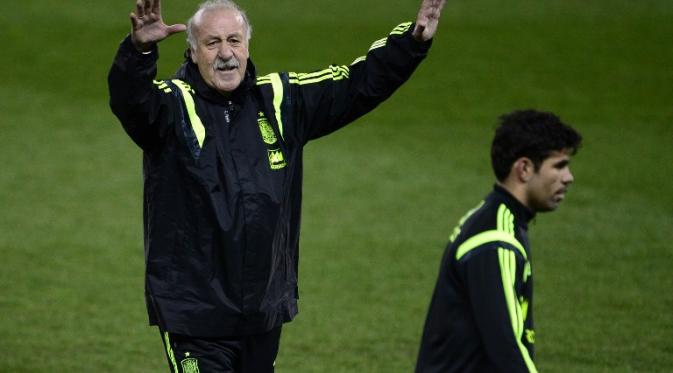 Pelatih Timnas Spanyol Vicente del Bosque