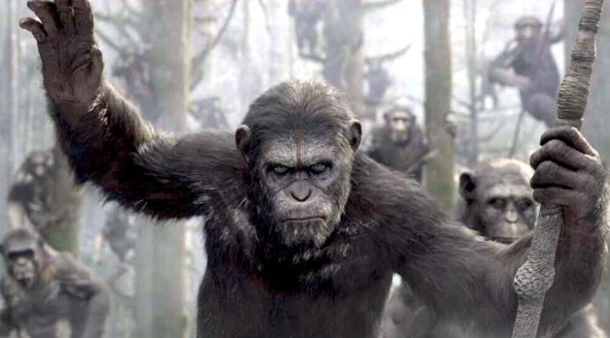 Bagian akhir Dawn Of The Planet Of The Apes ternyata memiliki sentuhan yang terinspirasi dari film-film garapan Marvel Studios