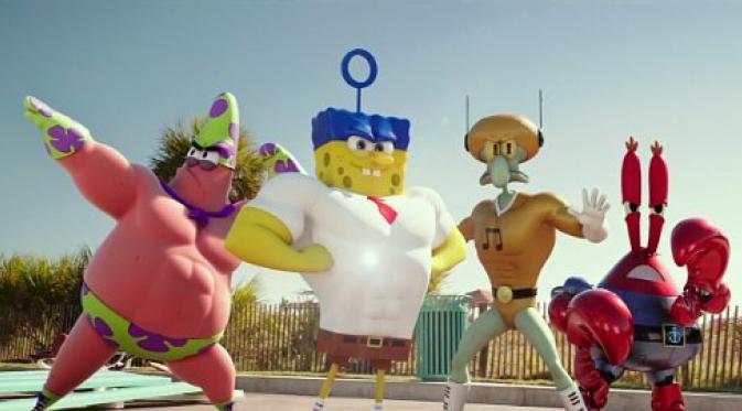 The Spongebob Movie: Sponge Out of Water resmi merilis trailer perdananya. Di film terbarunya ini, mereka tampil lebih lucu lewat format 3D.